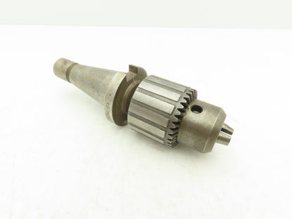 Accupro 65867830 Tapered Shank Keyed Drill Chuck 1/16-5/8" NMTB40 JT3