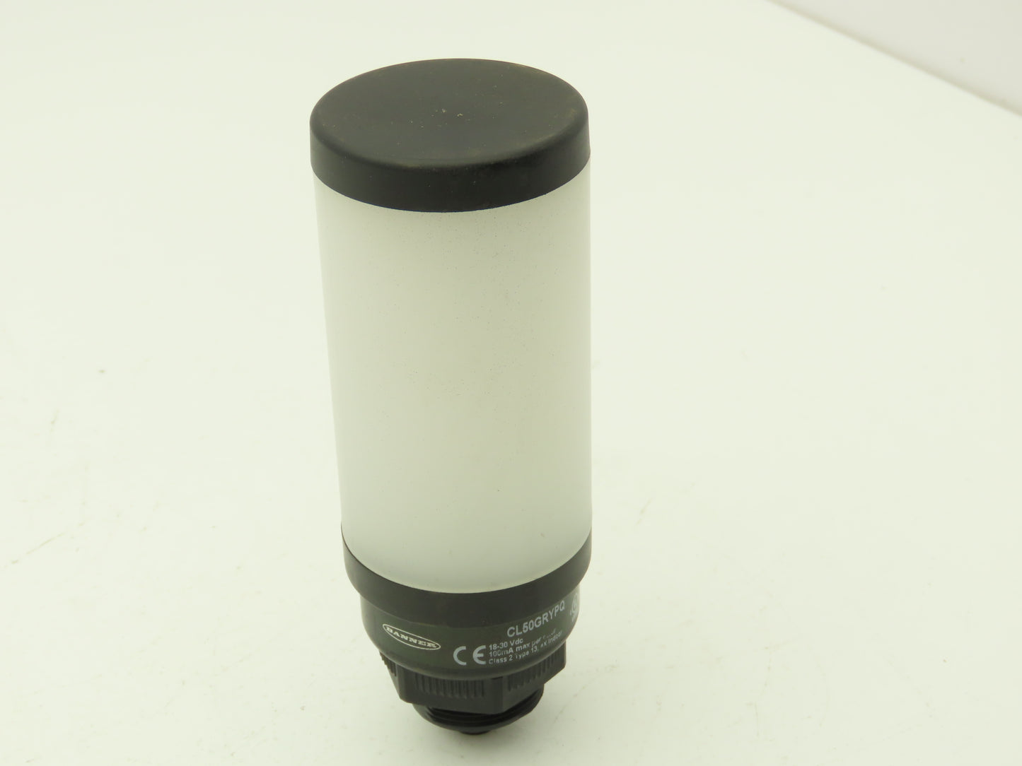 Banner CL50GRYPQ 50mm 3-Color LED Light 6" Column 18-30V DC 4-Pin M12 QD CL50