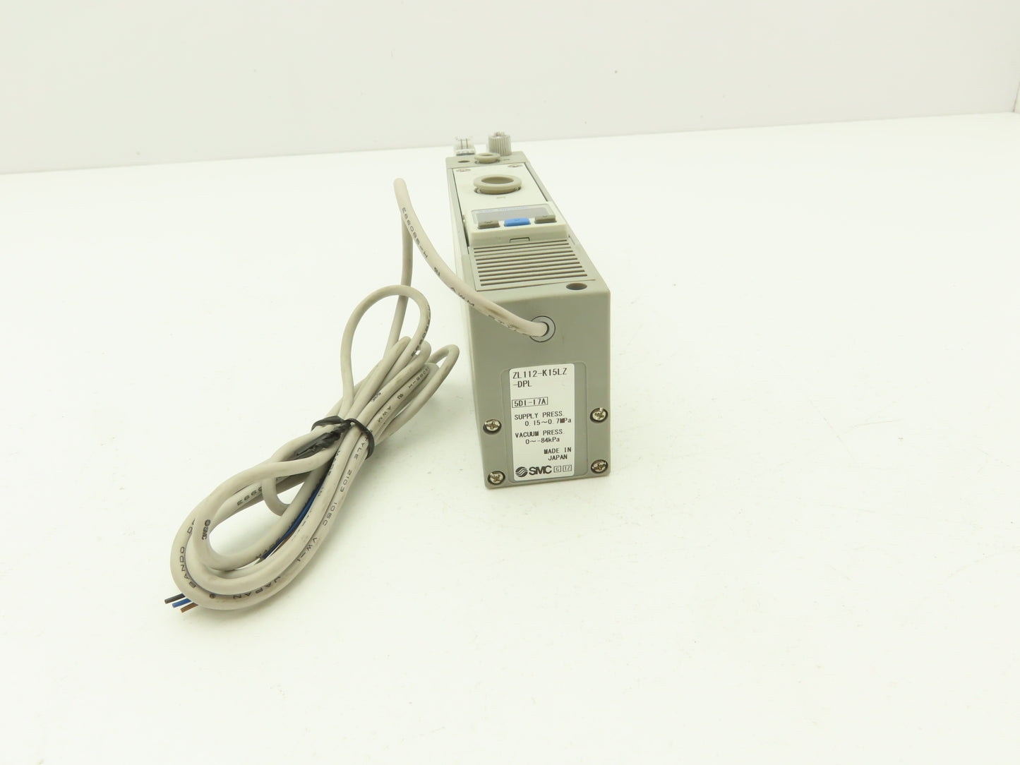 SMC ZL112-K15LZ-DPL Multi-Stage Vacuum Generator Digital PNP Pressure Switch
