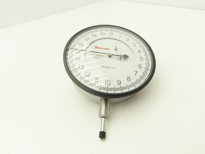 Starrett 656-617J Dial Gage Indicator 0-20 Dial .400" Range .0001"Grad