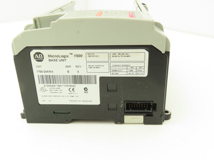 Allen Bradley 1764-24AWA MicroLogix 1500 Base Unit 24 Point Series B Rev A