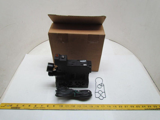 Parker Schrader Bellows AL11323BGW53L6B Pneumatic Valve Regulator 120V Solenoid