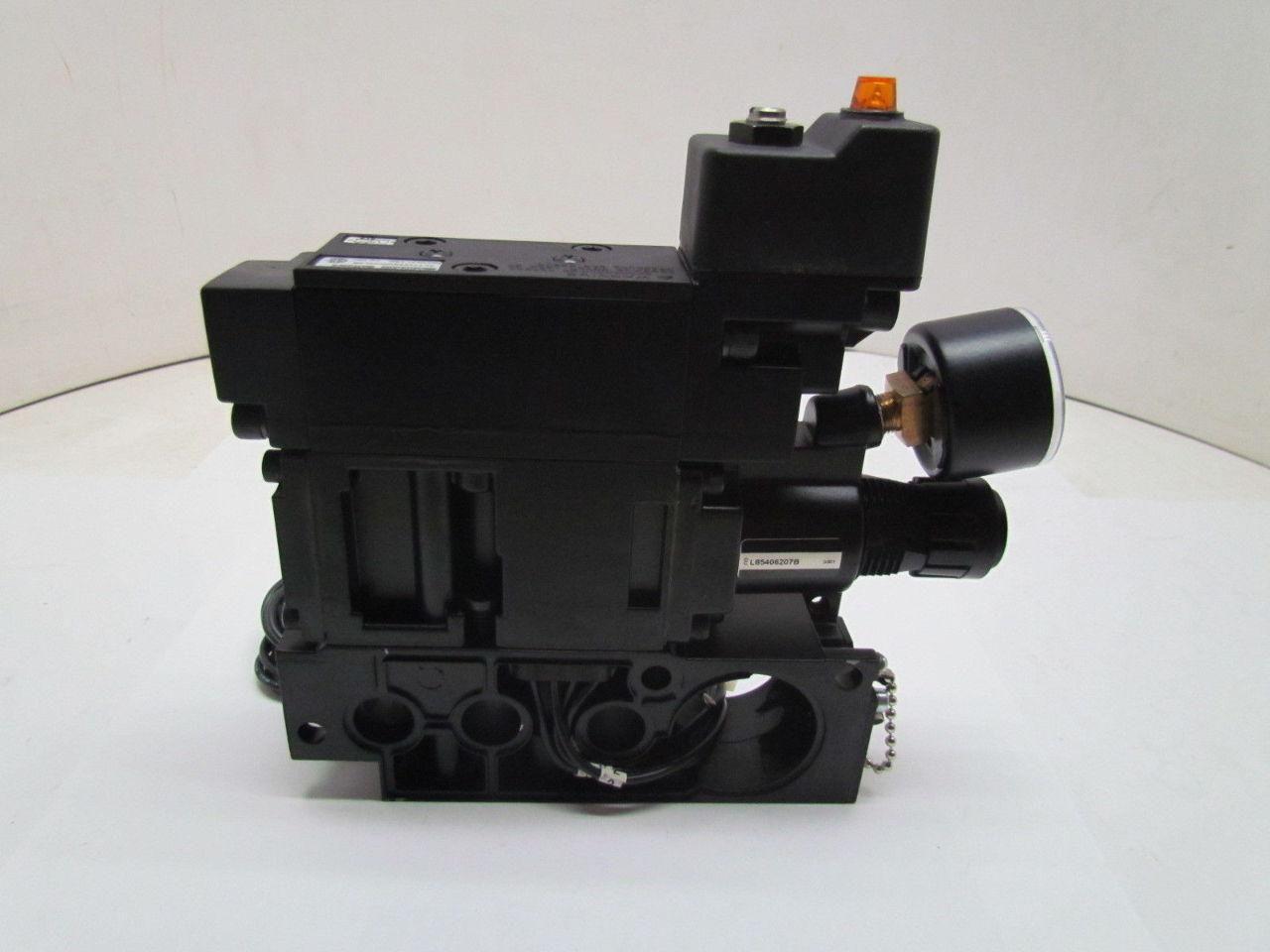 Parker Schrader Bellows AL11323BGW53L6B Pneumatic Valve Regulator 120V Solenoid