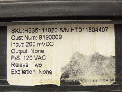 Simpson H335111020 Model H335 200mVDC Digital Panel Meter 120 VAC Power Supply