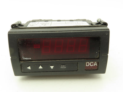 Simpson H335111020 Model H335 200mVDC Digital Panel Meter 120 VAC Power Supply