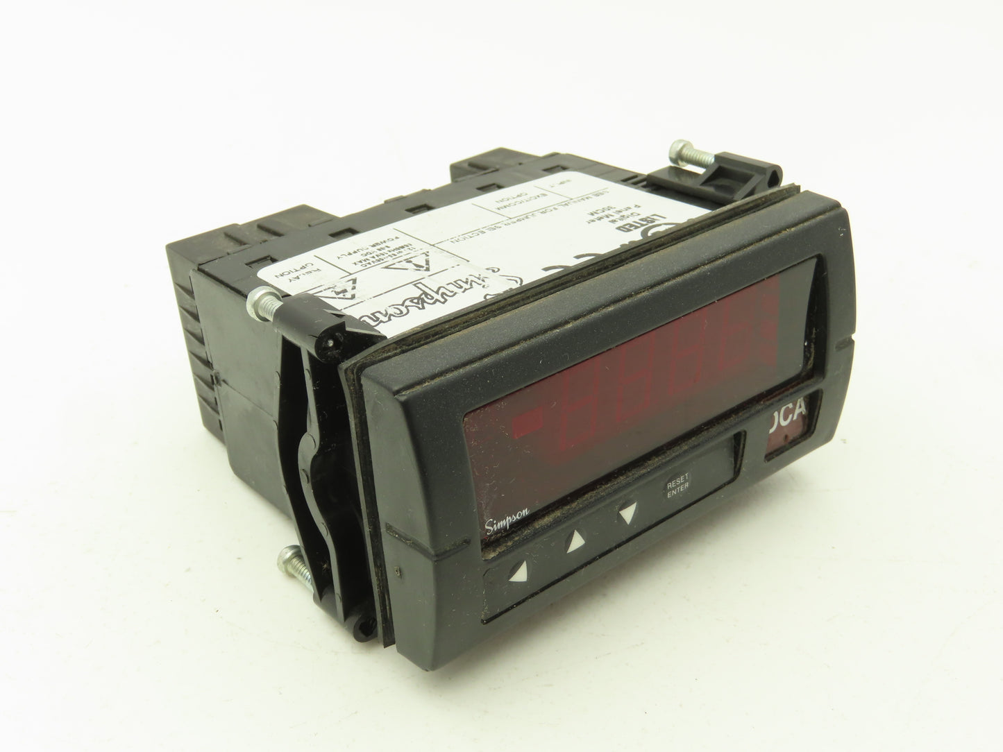 Simpson H335111020 Model H335 200mVDC Digital Panel Meter 120 VAC Power Supply