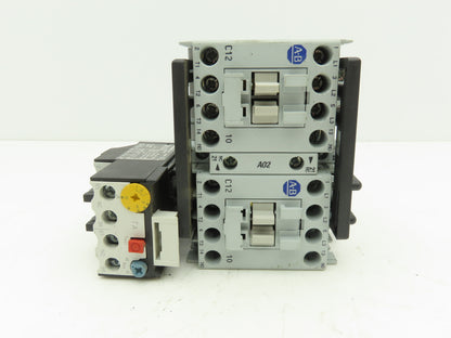 Allen Bradley 100-C12*10 Reversing Motor Starter Overload 120V Coil 104C12D22