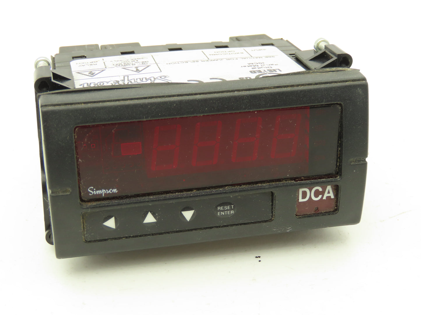 Simpson H335111020 Model H335 200mVDC Digital Panel Meter 120 VAC Power Supply