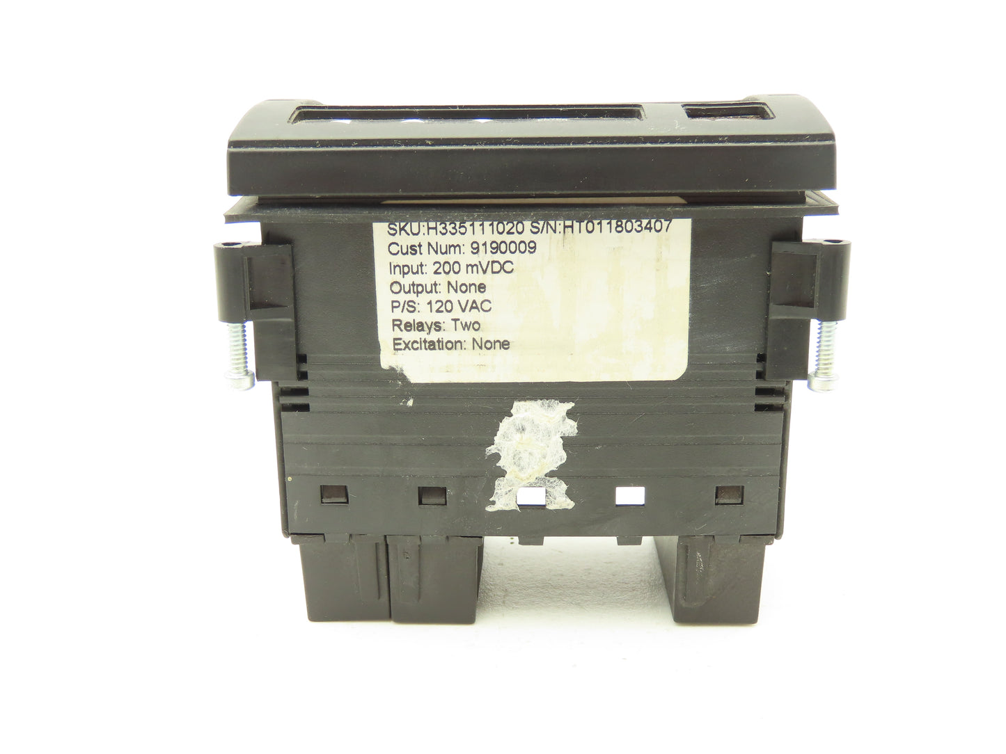 Simpson H335111020 Model H335 200mVDC Digital Panel Meter 120 VAC Power Supply
