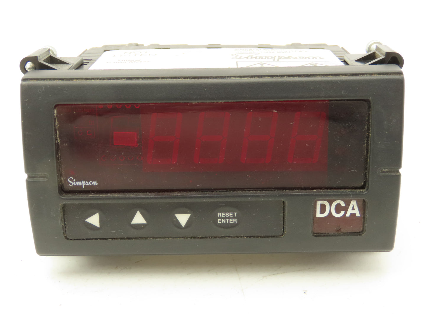Simpson H335111020 Model H335 200mVDC Digital Panel Meter 120 VAC Power Supply
