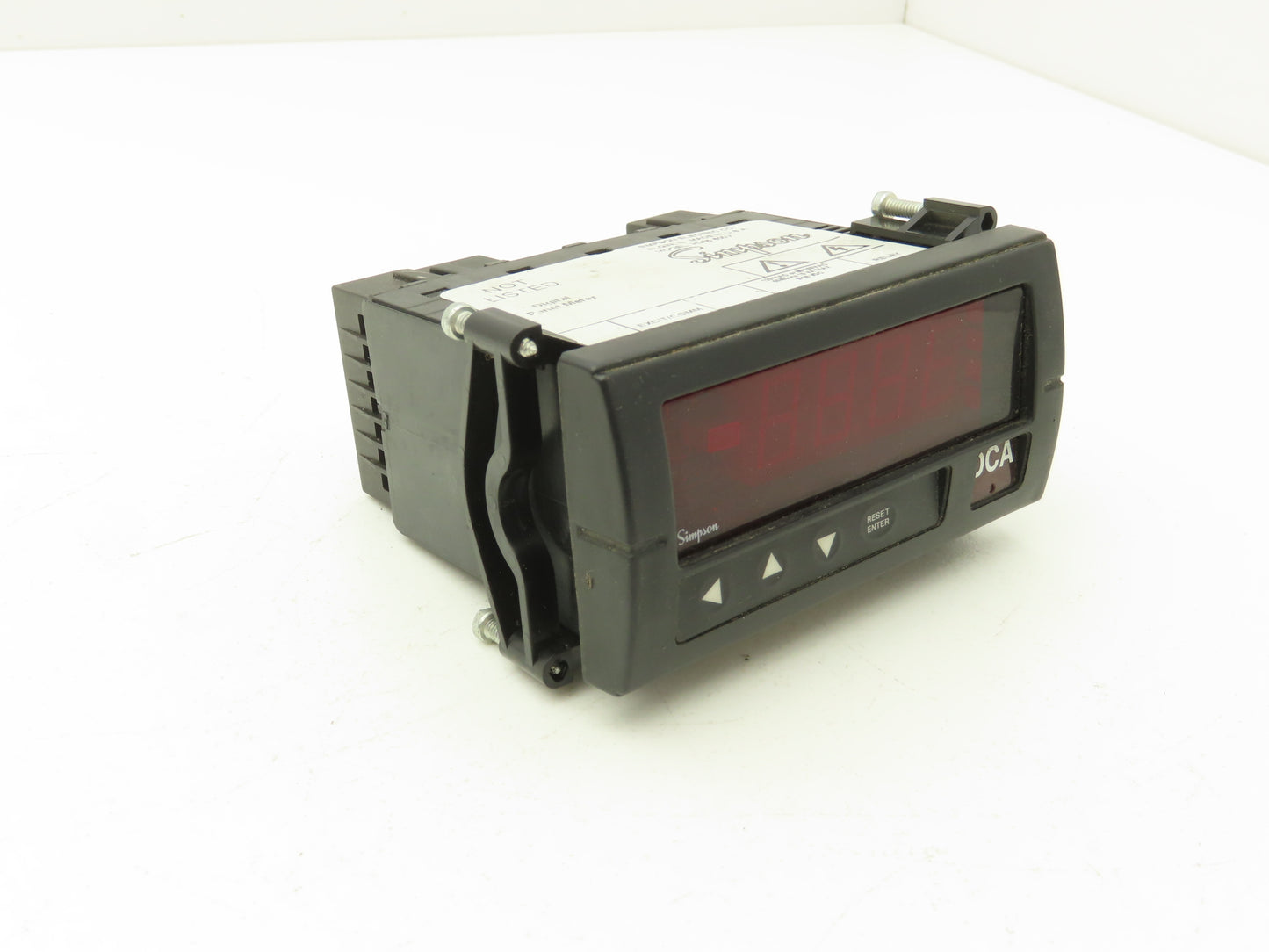 Simpson H335111020 Model H335 200mVDC Digital Panel Meter 120 VAC Power Supply