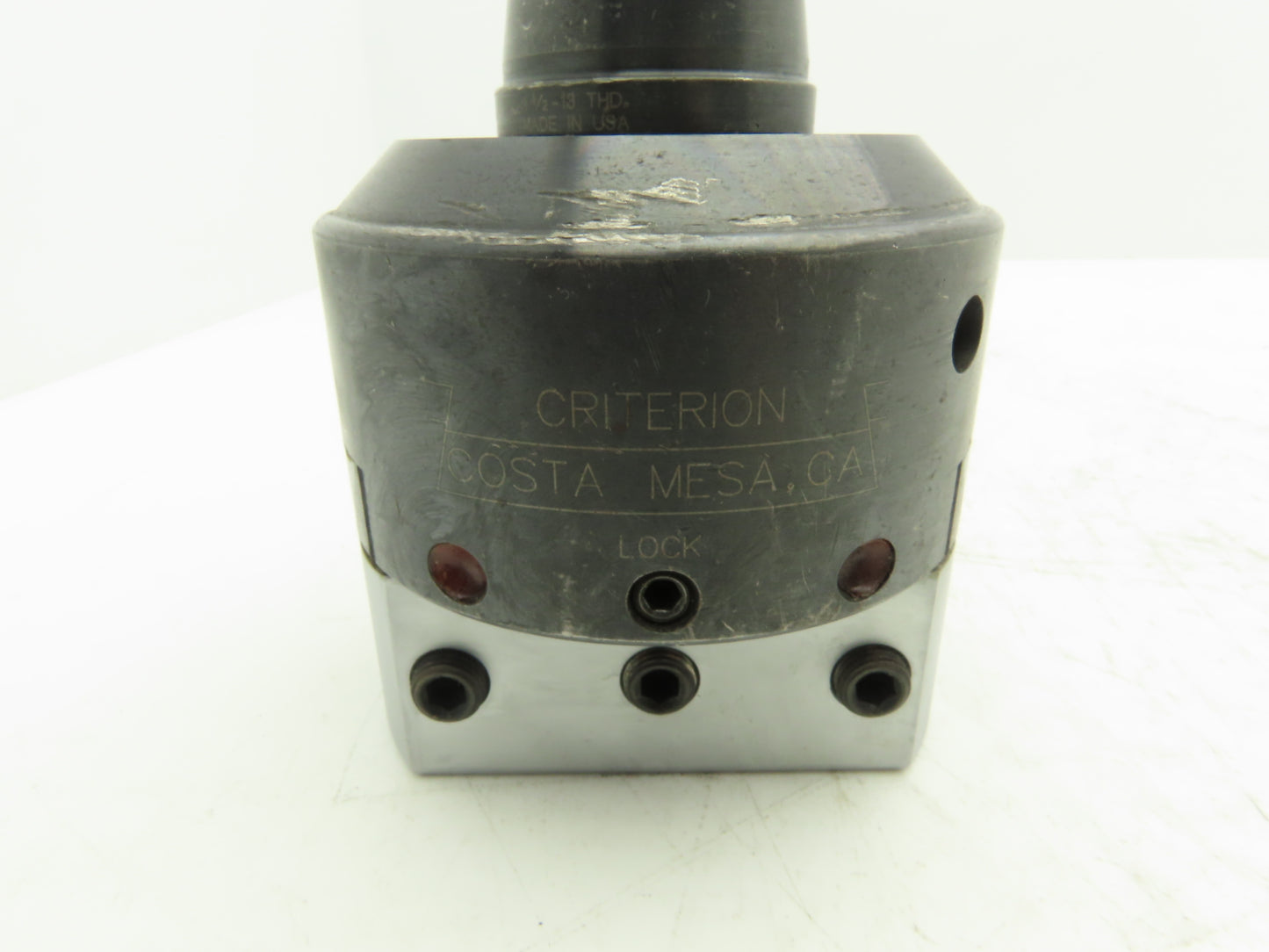 Criterion 204E Tapered Boring Head 4" Tool Holder 40 NAT. D/B