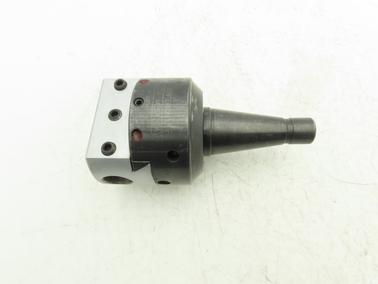 Criterion 204E Tapered Boring Head 4" Tool Holder 40 NAT. D/B