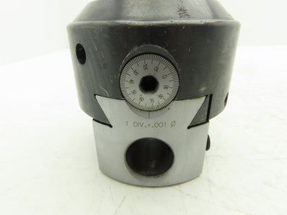 Criterion 204E Tapered Boring Head 4" Tool Holder 40 NAT. D/B