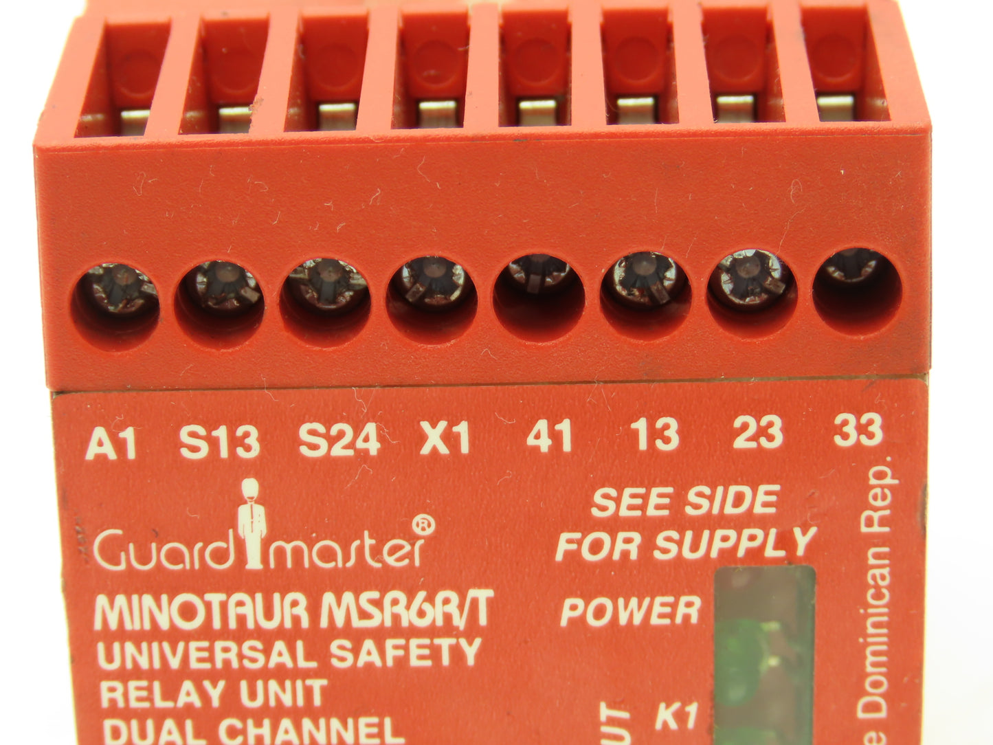 Allen Bradley 440R-C23018 SER B Guardmaster Minotaur MSR6R/T Safety Relay 110VAC
