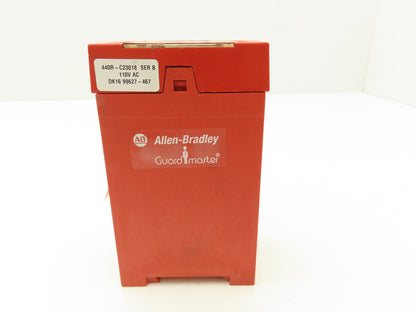 Allen Bradley 440R-C23018 SER B Guardmaster Minotaur MSR6R/T Safety Relay 110VAC