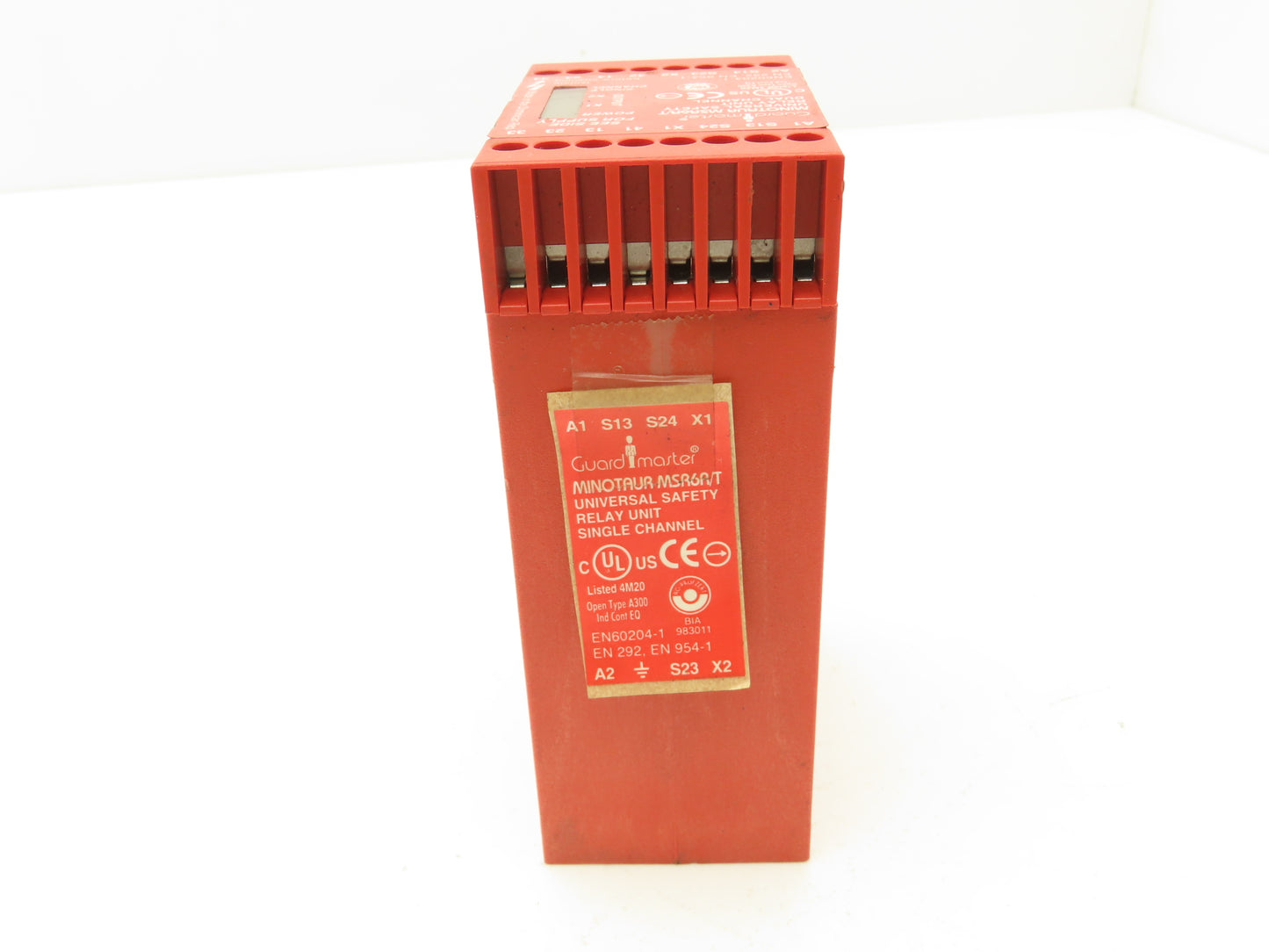 Allen Bradley 440R-C23018 SER B Guardmaster Minotaur MSR6R/T Safety Relay 110VAC