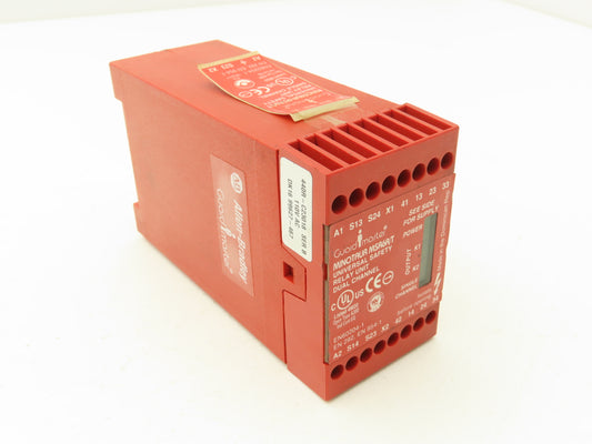 Allen Bradley 440R-C23018 SER B Guardmaster Minotaur MSR6R/T Safety Relay 110VAC