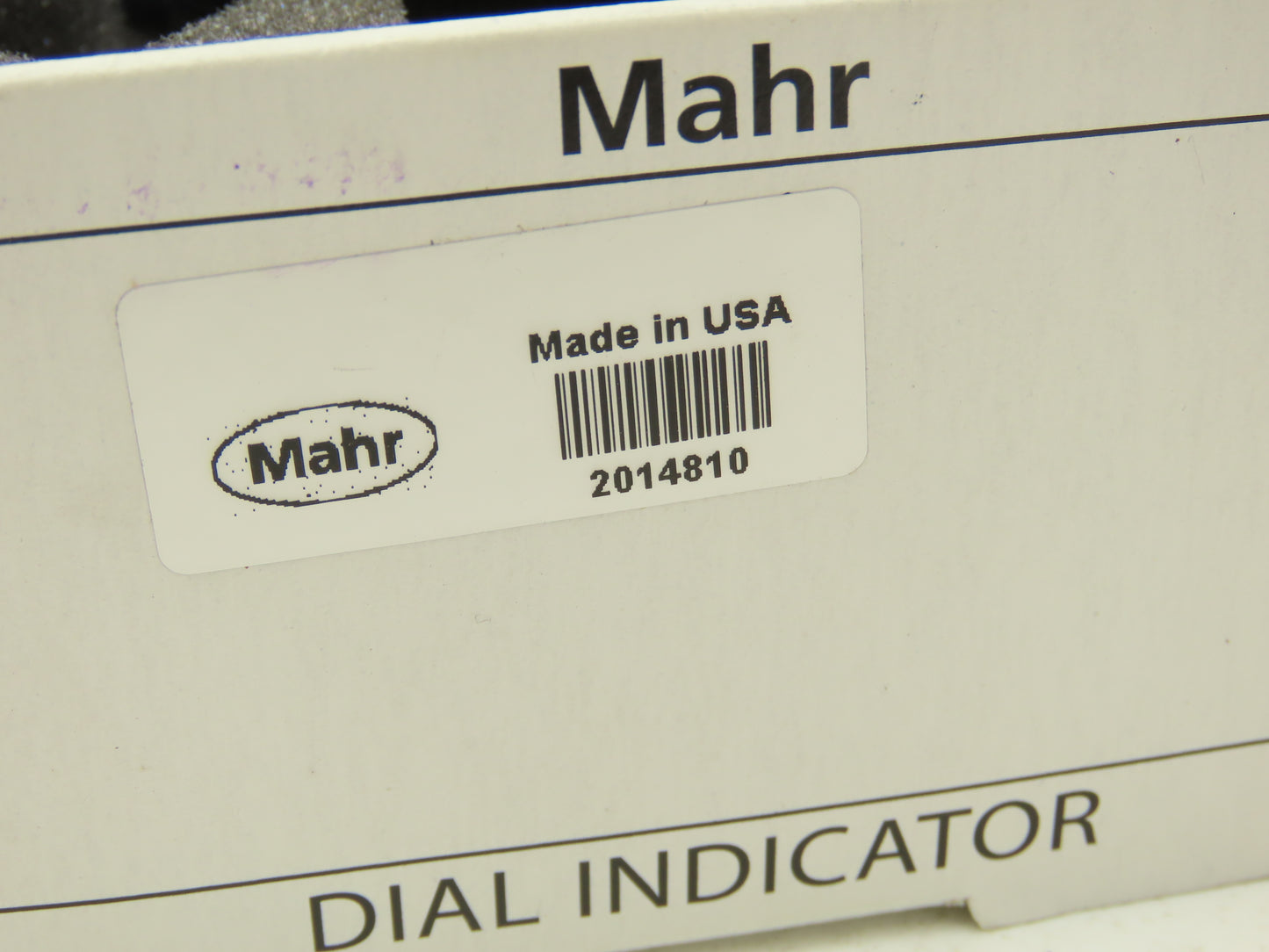 Mahr Federal 2014810 23Q-RC MarCator Dial Drop Indicator 0-20 .050"Span .0005"