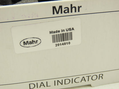 Mahr Federal 2014810 23Q-RC MarCator Dial Drop Indicator 0-20 .050"Span .0005"