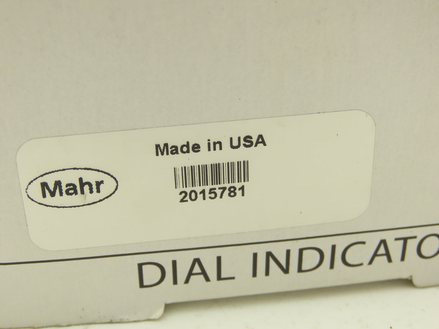 Mahr Federal 2015781 22IN MarCator Dial Drop Indicator 0-5-0  .025"Span .0001"