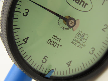 Mahr Federal 2015781 22IN MarCator Dial Drop Indicator 0-5-0  .025"Span .0001"