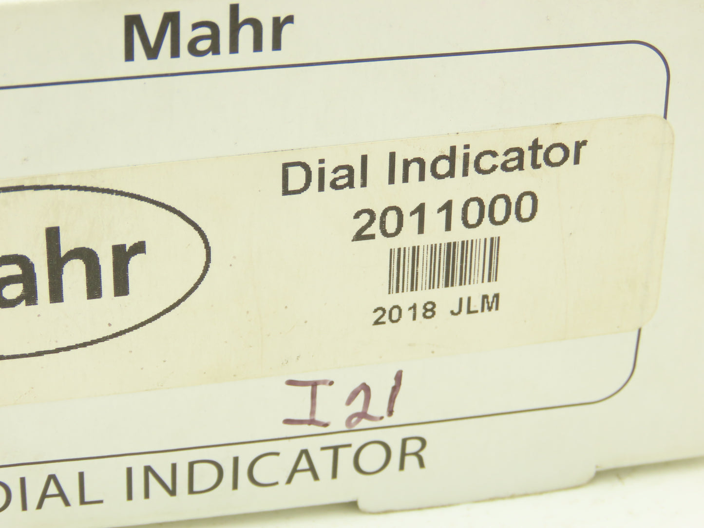 Mahr Federal 2011000 12I MarCator Dial Drop Indicator 0-5-0  .025"Span .0001"