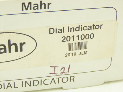 Mahr Federal 2011000 12I MarCator Dial Drop Indicator 0-5-0  .025"Span .0001"