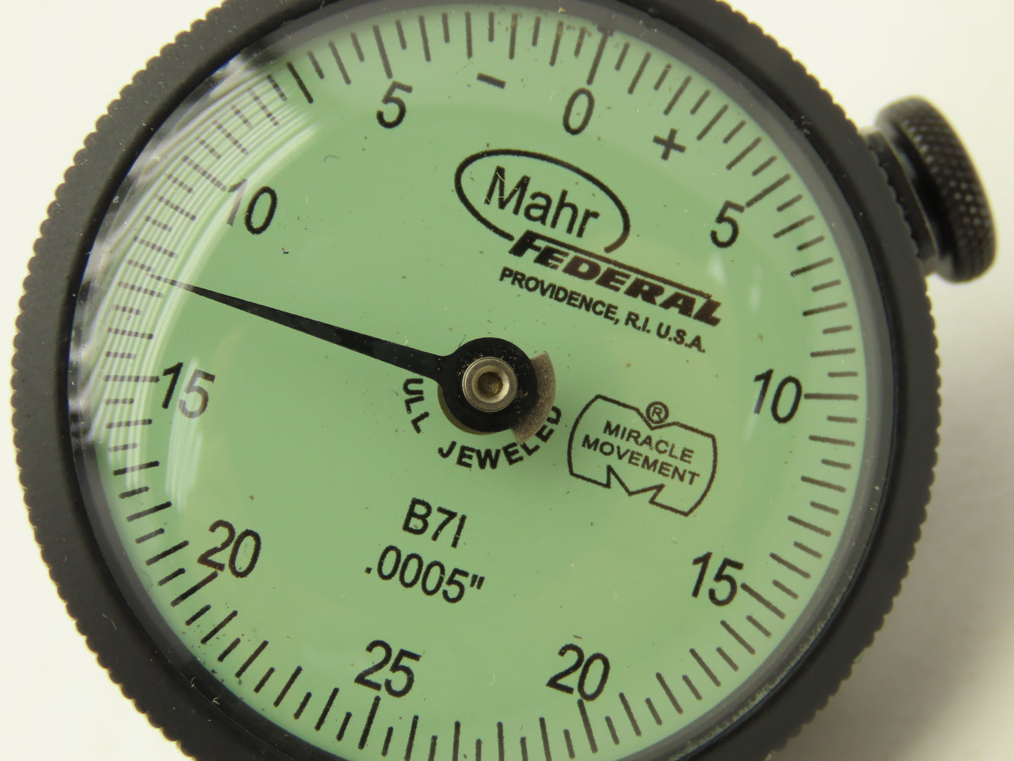 Mahr Federal 2011133 B7I MarCator Dial Drop Indicator 0-25-0  .125"Span .0005"