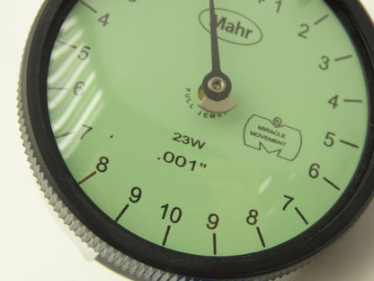 Mahr Federal 2015785 23W MarCator Dial Drop Indicator 0-10-0  .050"Span .001"