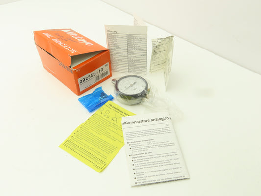 Mitutoyo 2923SB-10 Dial Drop Indicator 0-5-0 Dial .05" Range .0001"