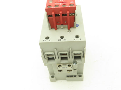 Allen Bradley 100S-C60DJ14C Safety DC Contactor Contact Block 24V Coil 600V 3PH