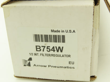 Arrow Pneumatics B754W Pneumatic Air Filter-Regulator 250PSI 1/2"NPT 40 Micron
