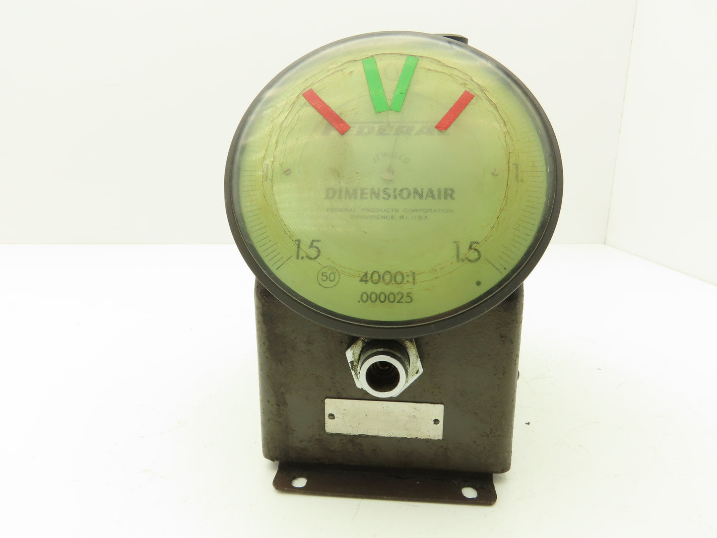 Mahr Federal D4000 D-4000 Dimensionair Air Gage 0-1.5 Dial 4000:1 .000025