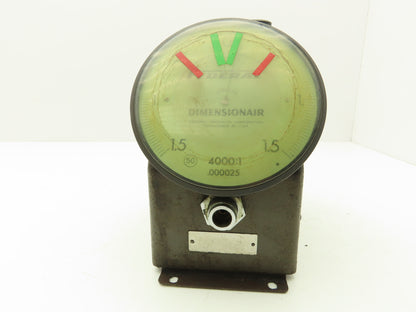 Mahr Federal D4000 D-4000 Dimensionair Air Gage 0-1.5 Dial 4000:1 .000025