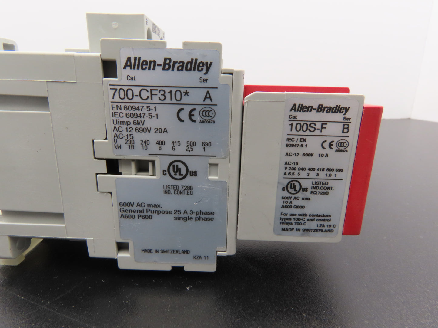 Allen-Bradley 700-CF310 700S-CF620DC Safety Control Relay 120V Coil Lot Of 4