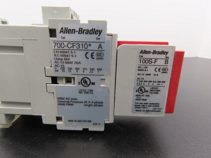 Allen-Bradley 700-CF310 700S-CF620DC Safety Control Relay 120V Coil Lot Of 4