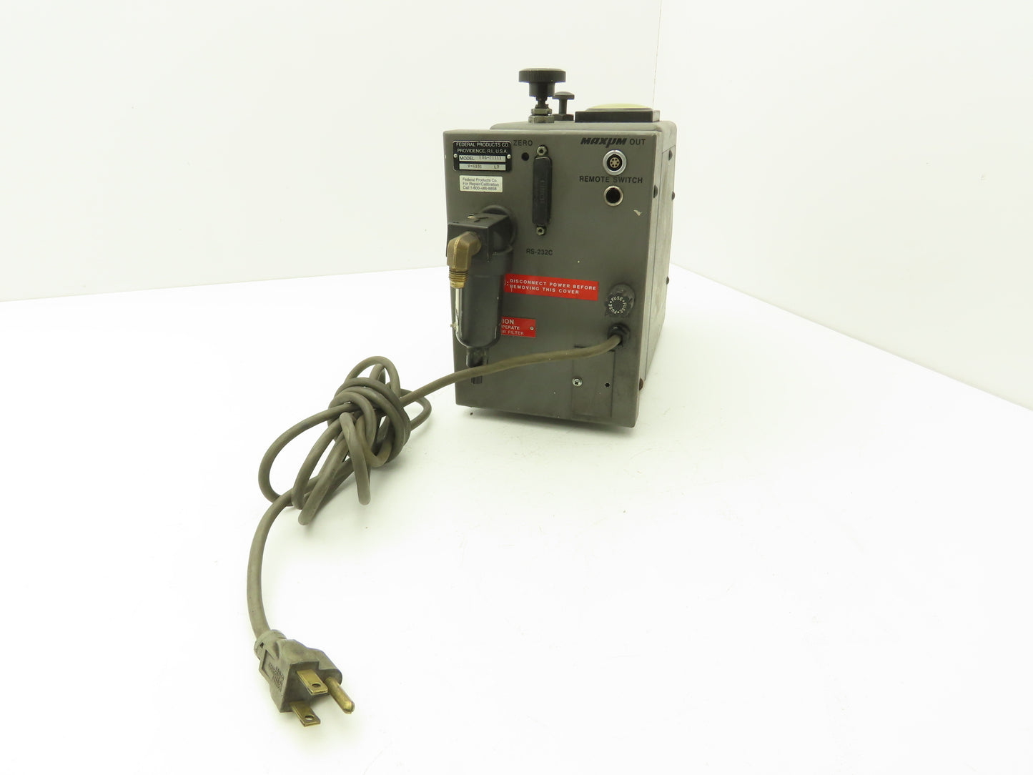 Mahr Federal D-1250 Dimensionair Air Gage 0-3" Dial 1250:1 .0001" Tooling
