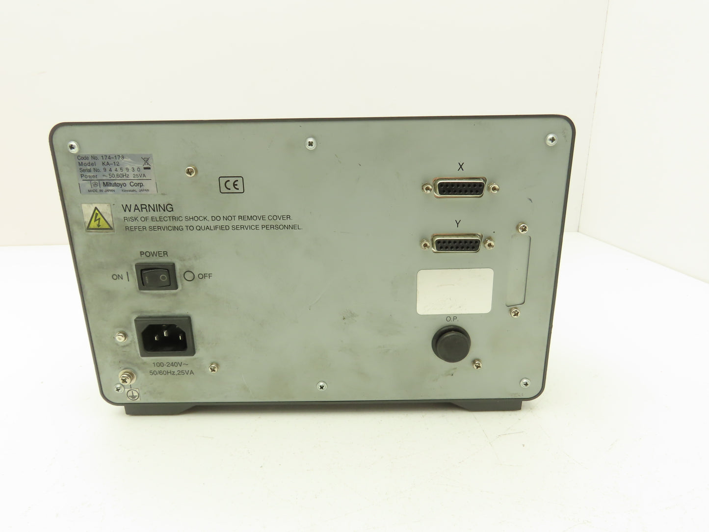 Mitutoyo KA-12 Digital Counter 2-Axis Display for Profile Projector 174-173