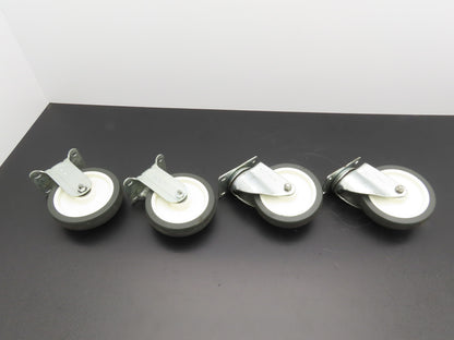 Payson 050/5 5" Swivel & 051-5 Fixed Caster Wheels Lot of 4