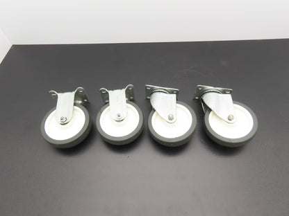 Payson 050/5 5" Swivel & 051-5 Fixed Caster Wheels Lot of 4