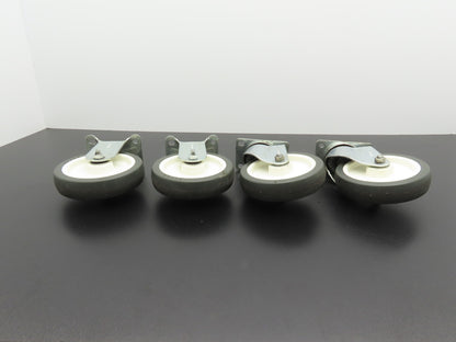 Payson 050/5 5" Swivel & 051-5 Fixed Caster Wheels Lot of 4