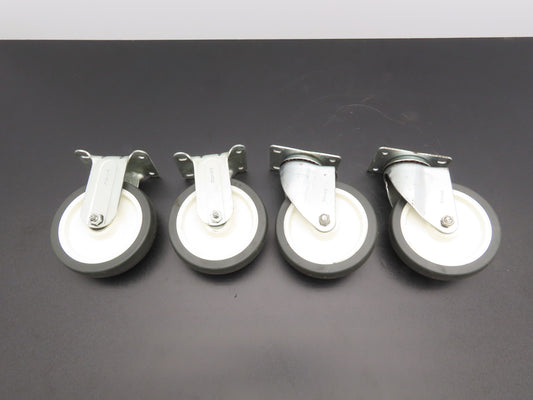 Payson 050/5 5" Swivel & 051-5 Fixed Caster Wheels Lot of 4