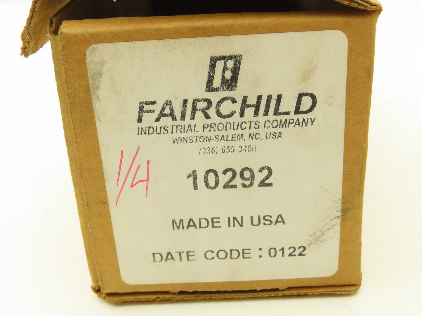 Fairchild 10292 Pressure Regulator 1/4" NPT 5-400PSI Adjustment 500 PSI Max