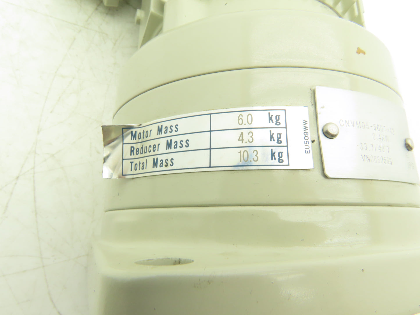 Sumitomo Cyclo-Drive CNVM05-5097-43 Inline Gearmotor 43:1 Ratio 40rpm 220V 3PH