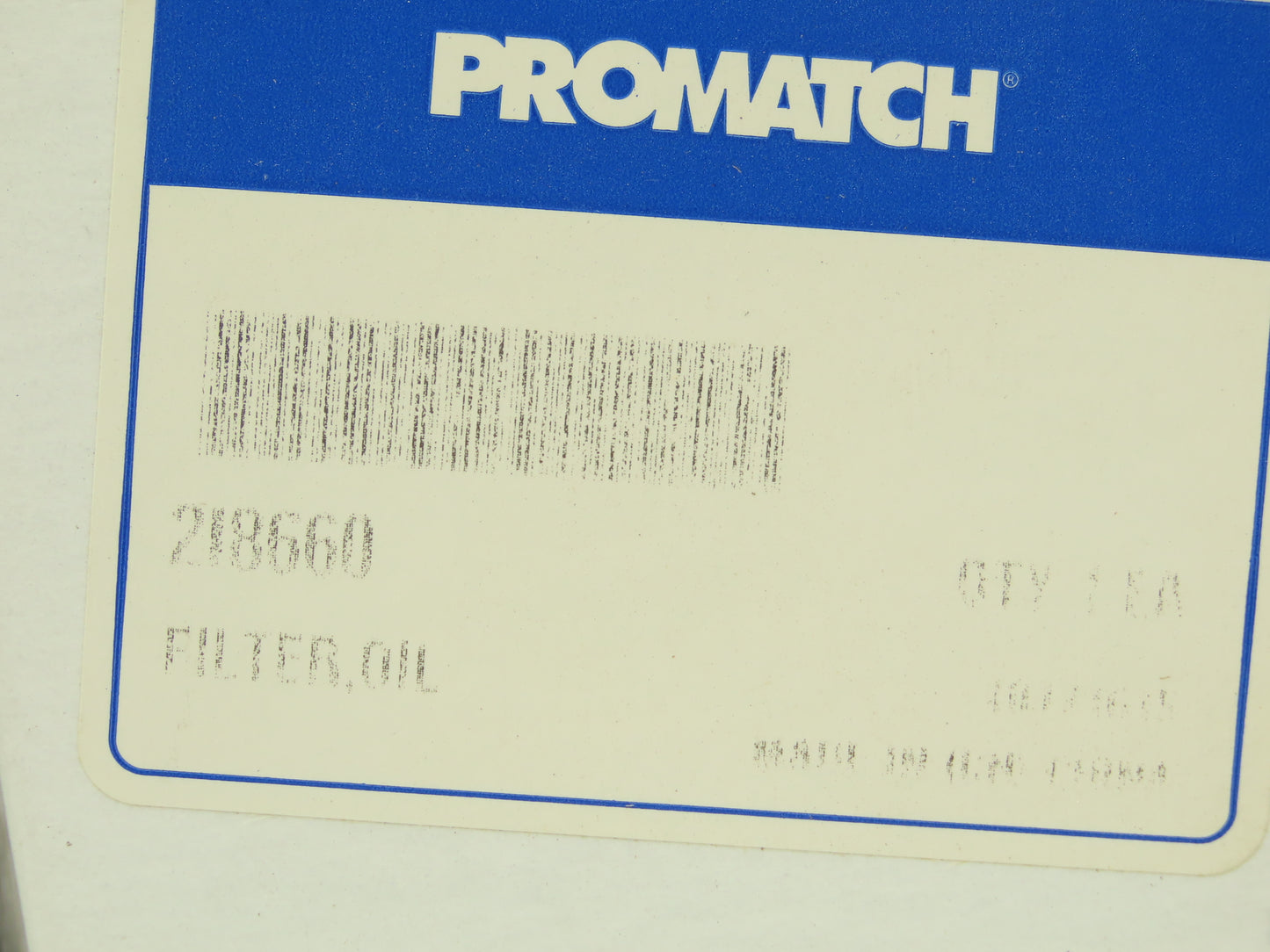 Promatch 2I8660 Oil Filter same as FRAM PH4386/PH4967 & Pennzoil PZ-38 Lot of 17