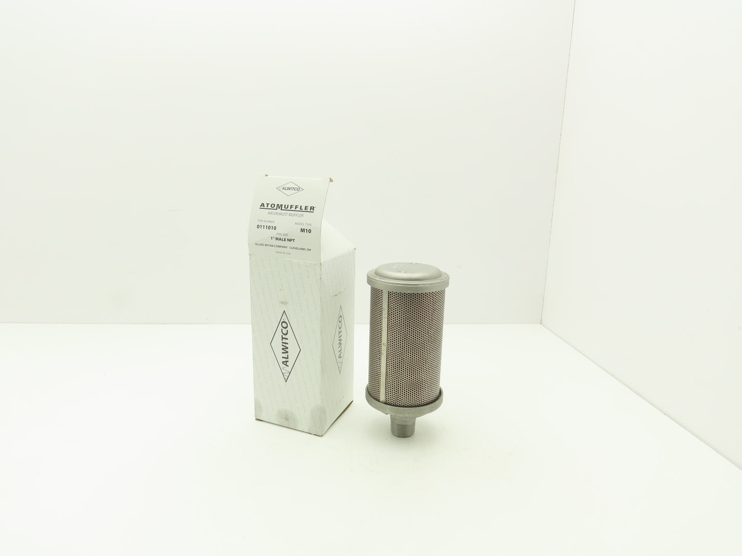 Allied Witan 0111010 M10 Alwitco AtoMuffler 1" NPT 125PSI Max Pressure