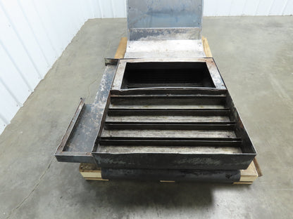 Enomoto 37"W x 8' 4" Chip Conveyor 26"Belt 220V *Needs New Drive Sprockets*