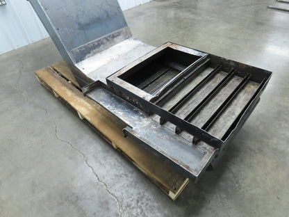 Enomoto 37"W x 8' 4" Chip Conveyor 26"Belt 220V *Needs New Drive Sprockets*