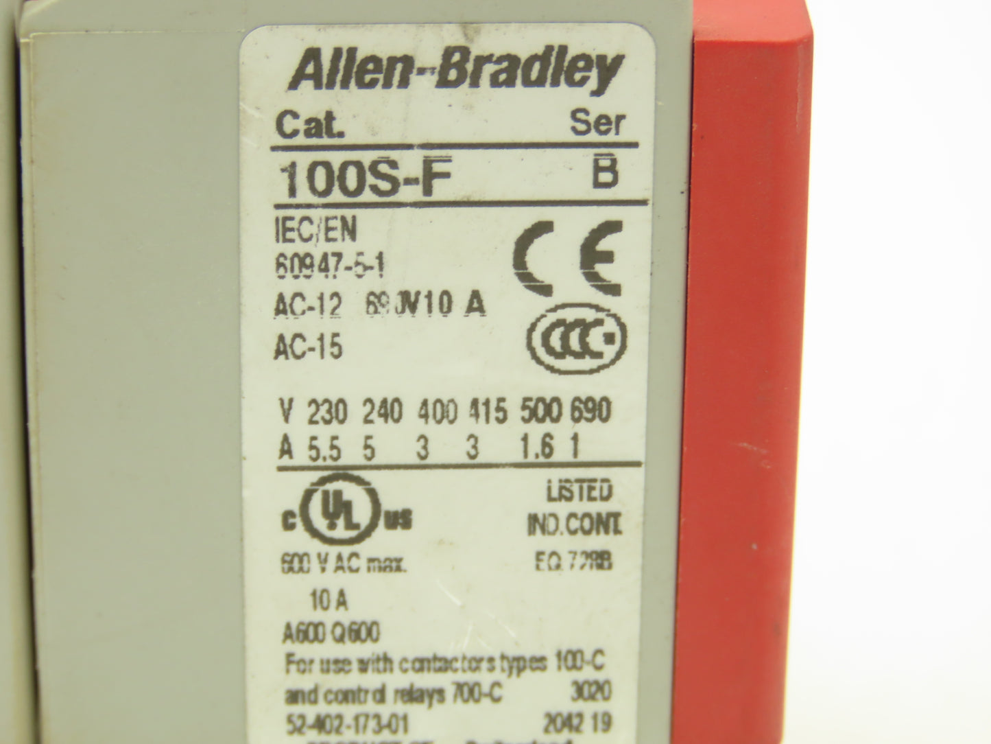 Allen Bradley 4 Pole Contactor Safety Control Relay 24VDC Coil Lot of 5
